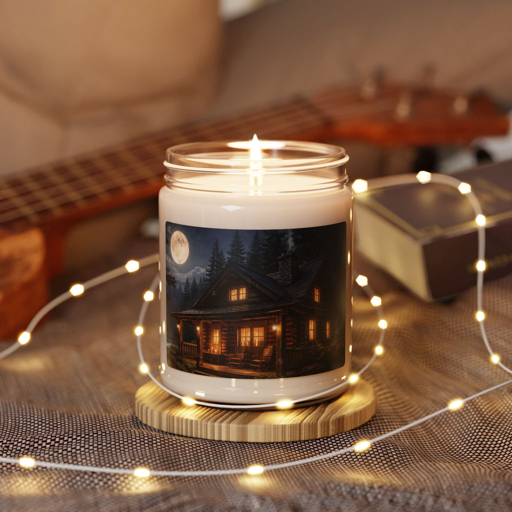 Cozy Cabin Soy Candle — Cozy Woodland Scented 9oz