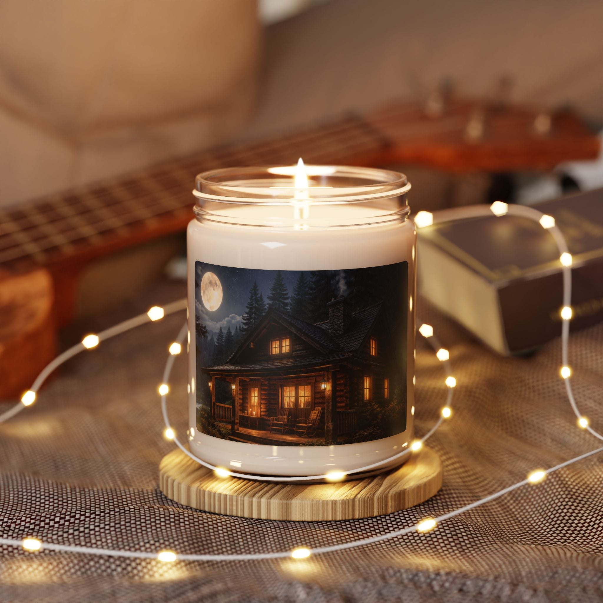 Cozy Cabin Soy Candle — Cozy Woodland Scented 9oz