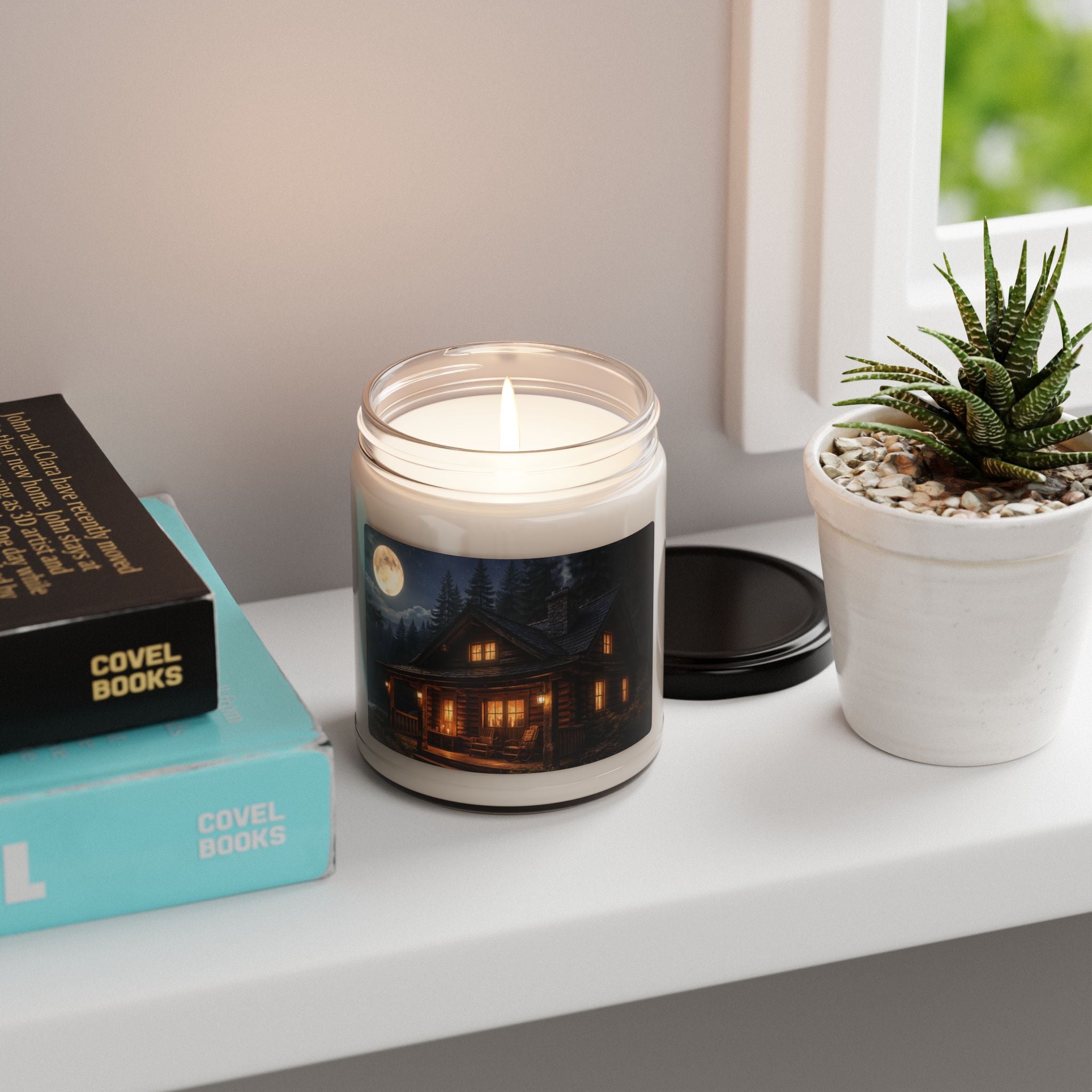 Cozy Cabin Soy Candle — Cozy Woodland Scented 9oz